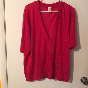 Pink faded glory cardigan